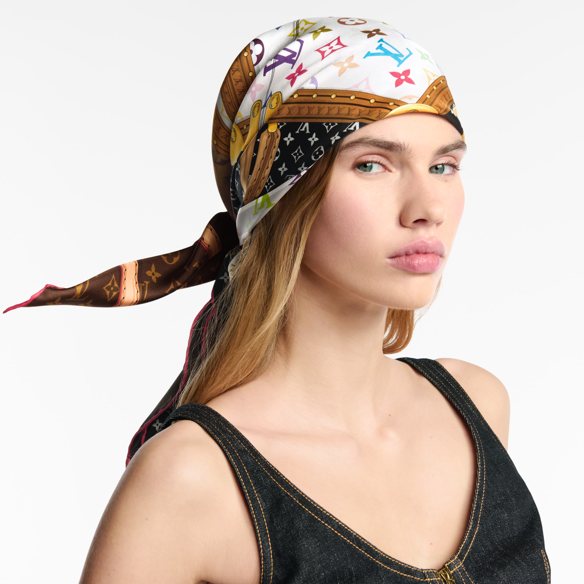 LV x TM Monogram Multicolor Collector Square 90 S00 - Accessories